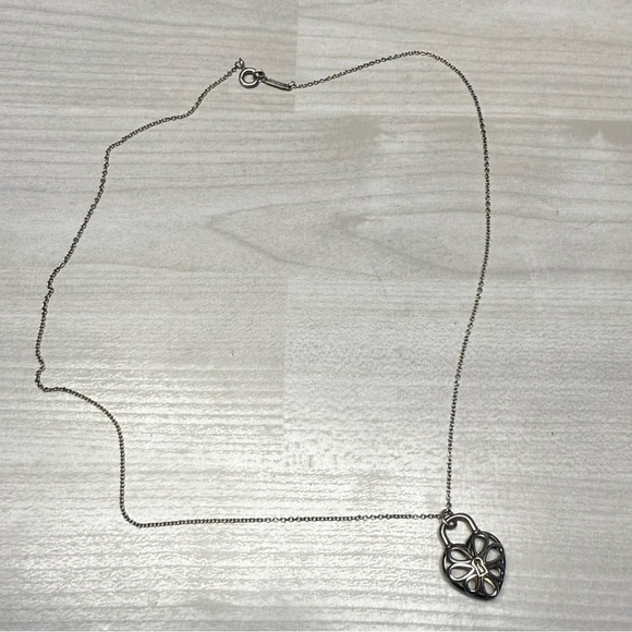 Tiffany & Co. Silver Heart Pendant Necklace - Picture 4 of 6